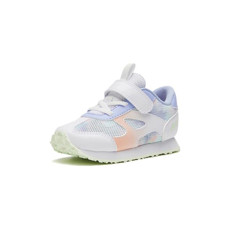 Anta Antiskid Shock Absorption Low Top Shoes Baby Shoes White Blue A322320072-3