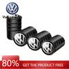 Para VOLKSWAGEN VW Tapones de Válvula de Neumático de Coche Insignia Tapa Metálica Estuche Para para VW Volkswagen Golf Polo Passat Touran Accesorios Estilo de Coche