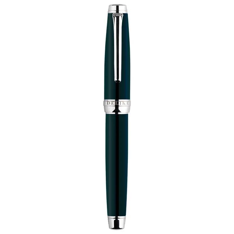 

Majohn DELIKE Crescent Moon 3 Metal Fountain Pen Iridium EF0.38mm/Bent Nib 0.6mm Office School Stationery Writing Smooth Art Pen EF 0.38mm