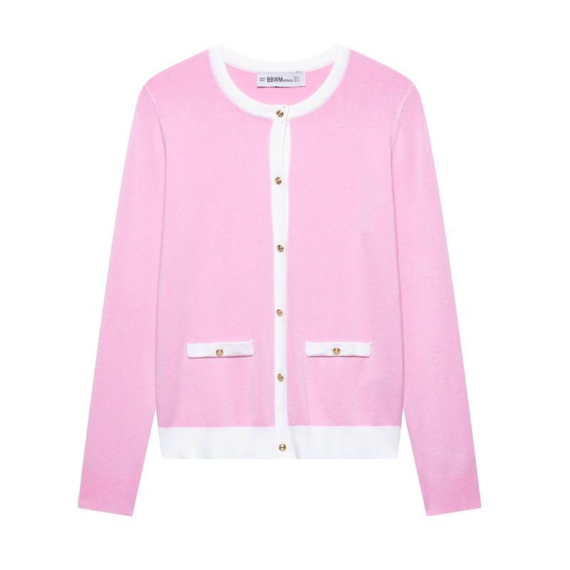 Kaslead New Arrival Women's Clothing Fashion Style Fashion Patchwork Knitting Coat Vest 8851003 8851002