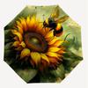 1PC Sunflower Bee Umbrella-8-Rib Reinforced Portable Folding Travel Suitable for All Seasons Outdoor Daily Use-H0329