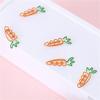 5pcs Reading Assistant Carrot Metal Bookmark Binder Clip Carrot Paper Clip   Kids Stationery