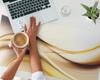 Vinyl Protective Mat for Workstation Wavy Lines 100X50 Cm