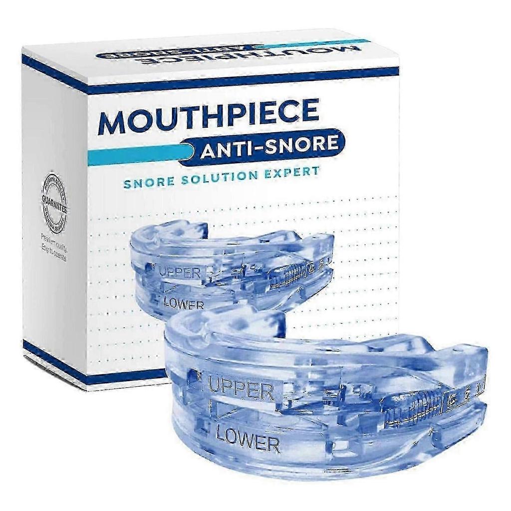 Boquilla Anti-ronquidos Dispositivo de Avance Mandibular, Ajustable, Libre de BPA, Compacto, Solución Eficaz Contra los Ronquidos Para un Sueño Tranquilo
