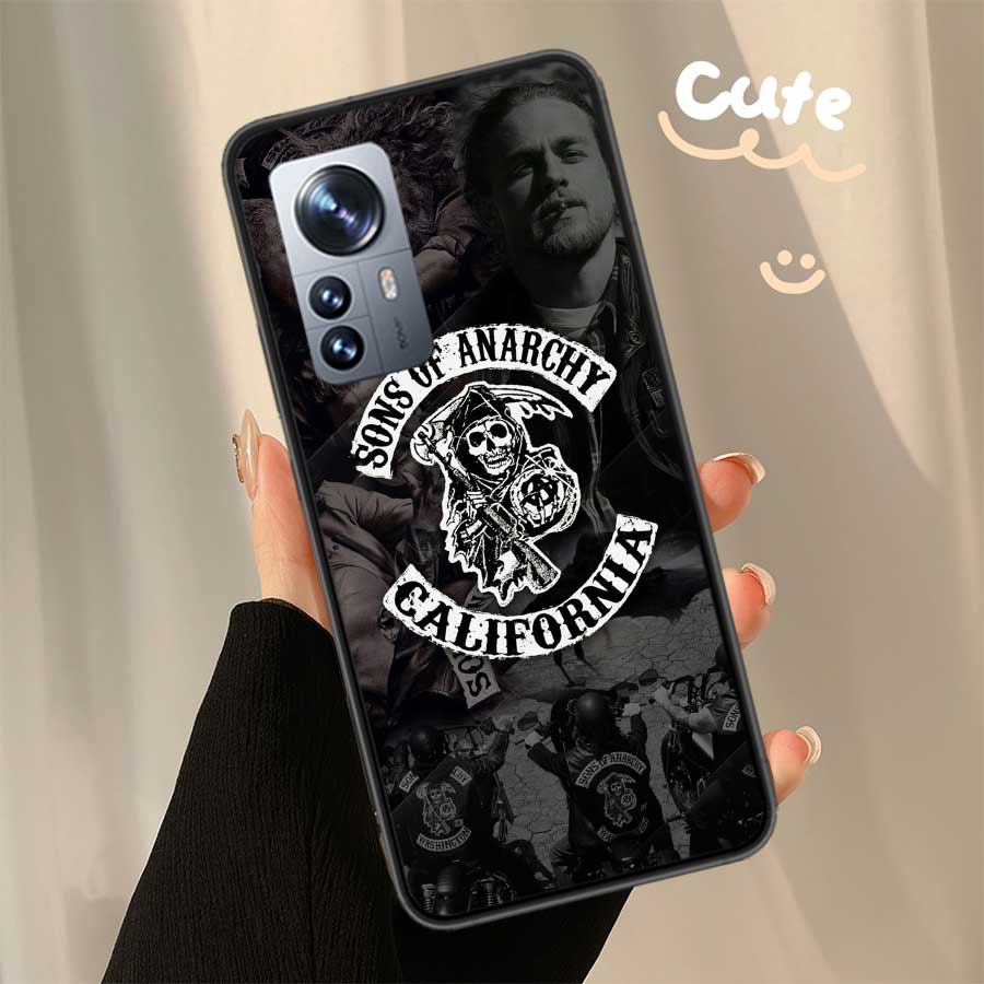 Sons of Anarchy Clear Phone For Xiaomi Poco X7 X6 X5 F6 F5 F7 Mi 14 Ultra 15 13 12 12X 12T 11T 10T Pro 11i 10 Lite Cover Case TP