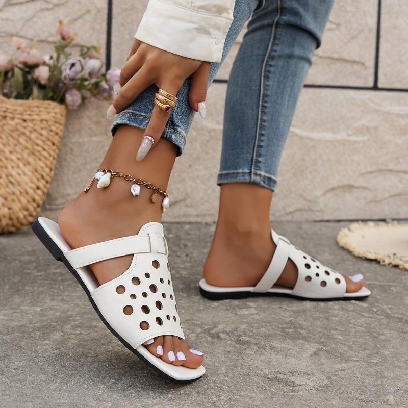 Fashion Summer Slippers Women Flat Luxury Outdoor Beach Flip Flops Female Sandals Trend Brand Design Slides Shoes Woman Big Size 43