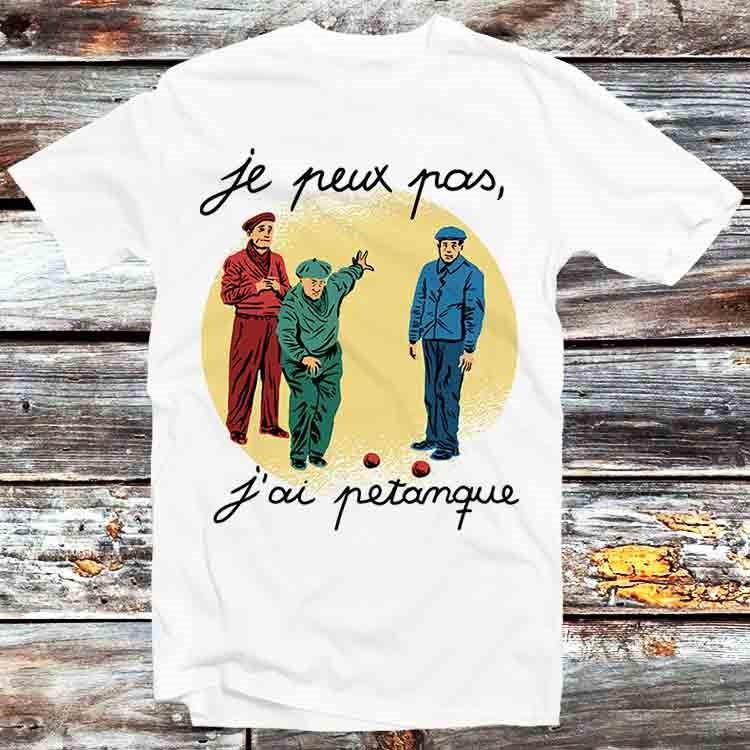 Petanque Míčová Hra Sportovní Tričko B680