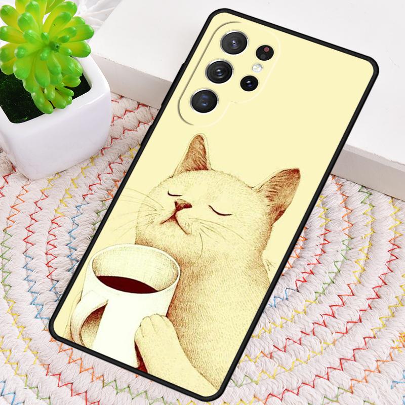 Cute Kawaii Cat Phone Case for Samsung Galaxy note 10 pro S26 Ultra S23 S24 FE S25 S21 S22 PLUS shockproof Cove