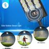 Solar-Powered Waterproof Outdoor Wall Lamp with Remote Control and Motion Sensor