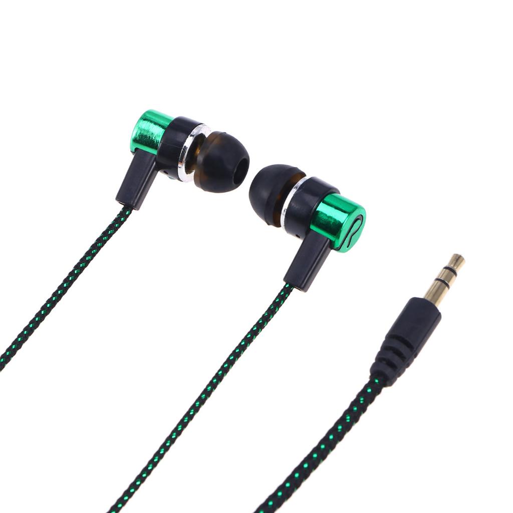 in-Ear Earphone with Heavy Bass Stereo Clear Treble Strong Bass Noise Reduction Comfort Fit for All 3.5mm Devices