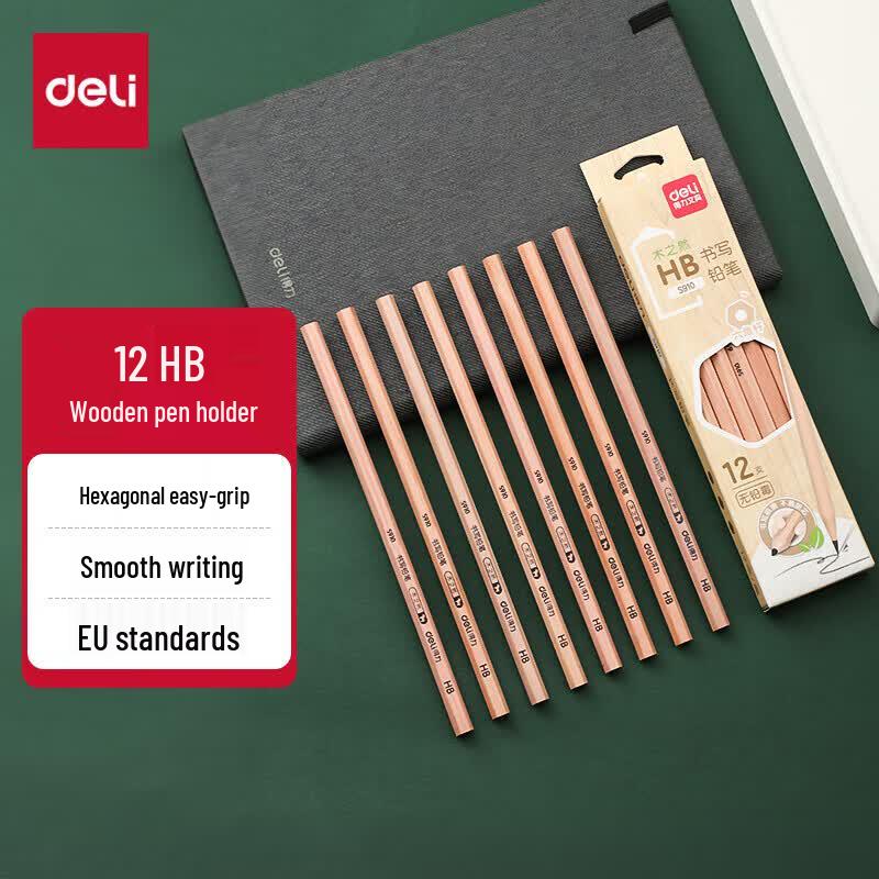 Deli Wood Nature S910 HB Hexagonal Pencils