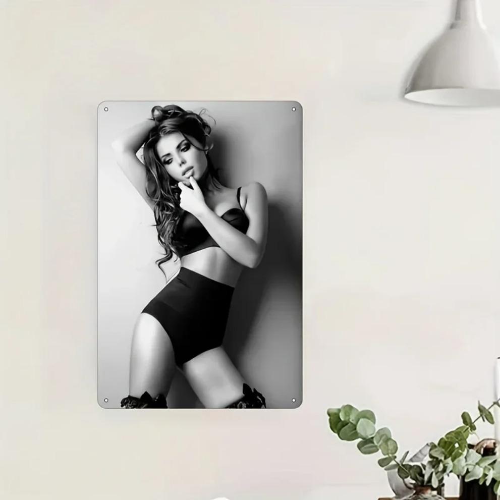 Vintage Metal Sign Heart Retro Wall Art 8x12 Inch Home Bar Cafe Decor Gift