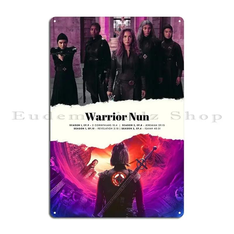Warrior Nun Episode Faves Metal Plaque Poster Club Bar Bar Party Create Custom Tin Sign Poster