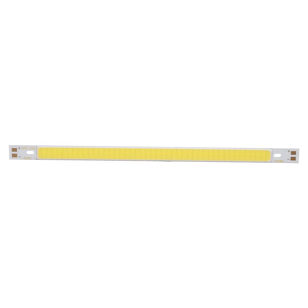 2pcs 10W COB LED Strip Lights Bulb Lamp 12-14V 1000LM for DIY 200x10MM White