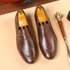 Genuine Leather Shoes For Man Leather Casual Shoes Fashion Business Oxford Shoes High Quality Designer Work Shoes