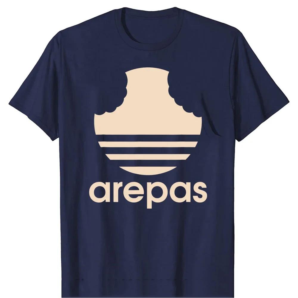 Arepas Funny Colombian Venezuelan Arepa T Shirts Summer Graphic Cotton Streetwear Venezuela Flag Gifts T-shirt Mens 71837