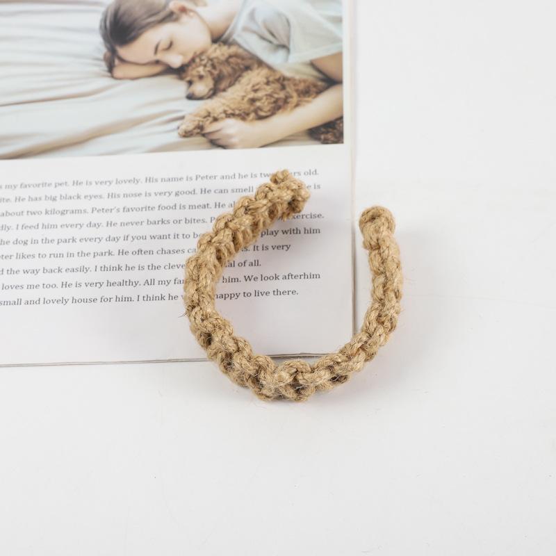 Nordic Hemp Rope Curtain Tiebacks, Handwoven Cotton, Versatile Style