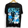 Anime Sailor Moon Design Pattern Printed Summer Unisex Sweatshirt Minimalist Casual Sports Short Sleeve Round Sleeve Pullover Tops