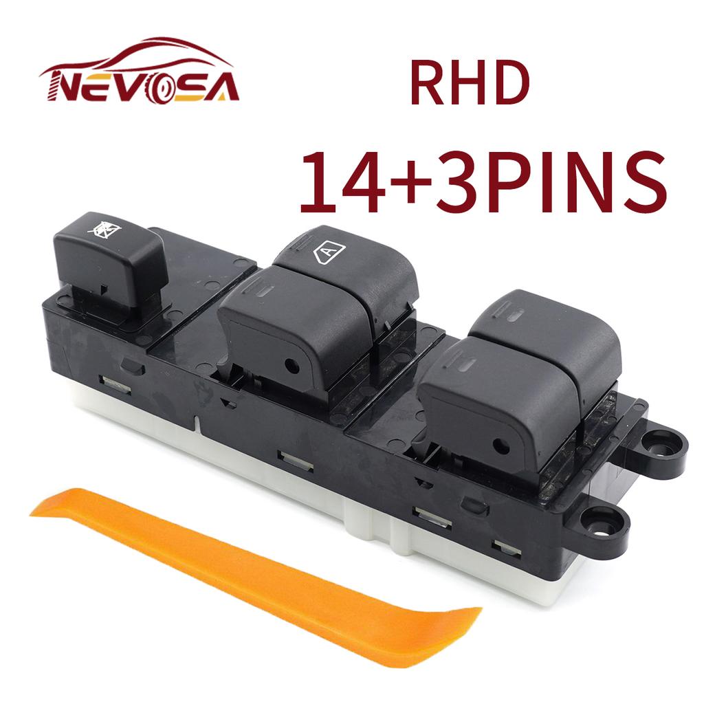 25401-BB65B For Nissan Qashqai J10 Navara D40 Pathfinder R51 Car Power Window Control Switch Button 25401-JD001 25401BB65B LHD