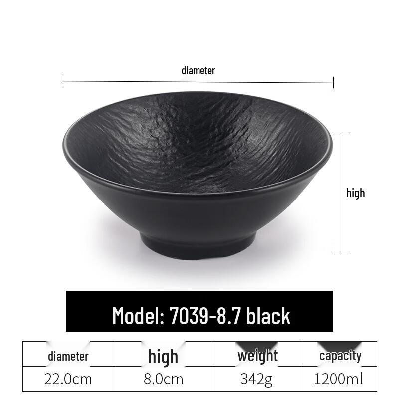 Zhebu Commercial Melamine Serving Bowl