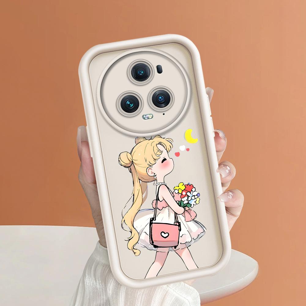 

Мягкий силиконовый квадратный чехол с рисунком лестницы для телефона, полное покрытие, противоударный защитный резиновый чехол для камеры для Huawei Honor Huawei Nova 9 Pro белый