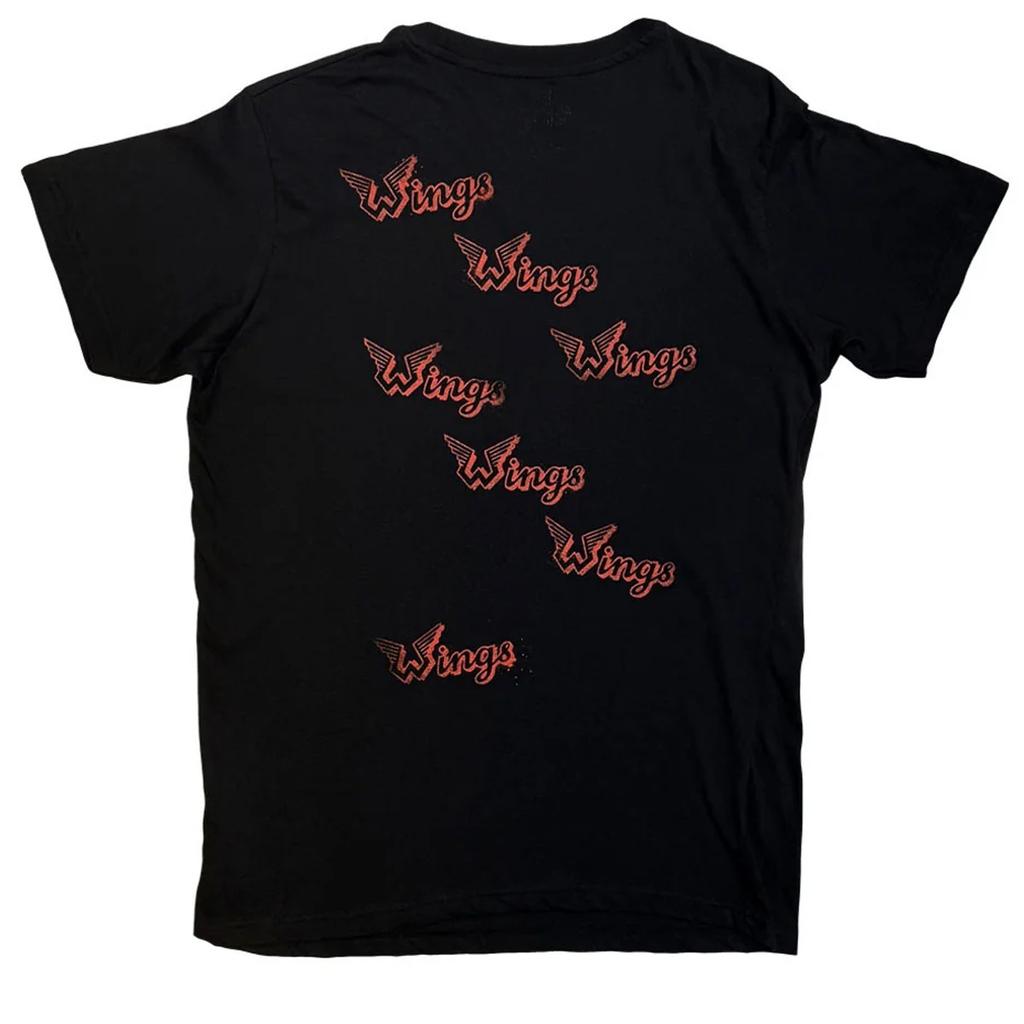 Paul McCartney & Wings Unisex Adult Collage Back Print T-Shirt