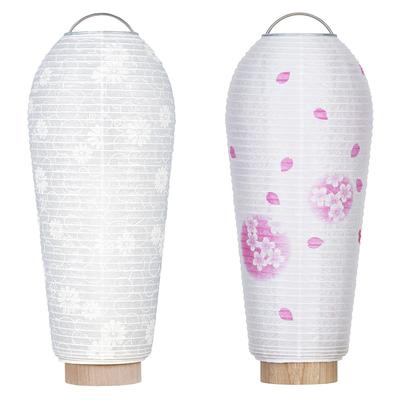 Butsudanya Takita Shoten Mini Bon Kodama Fire Bag 2 Piece Set For the First Bon White Crest All Year Cherry Blossom 25cm X Firebag Diameter