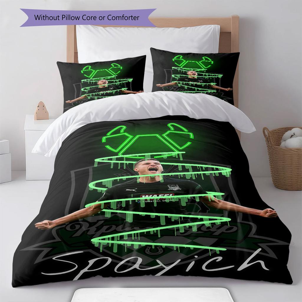 FC Krasnodar Legend Bedding Quilt Set Quilt Cover Pillowcase Home Decoration Birthday Gift (1 * duvet cover + 2 * pillowcase, without core)