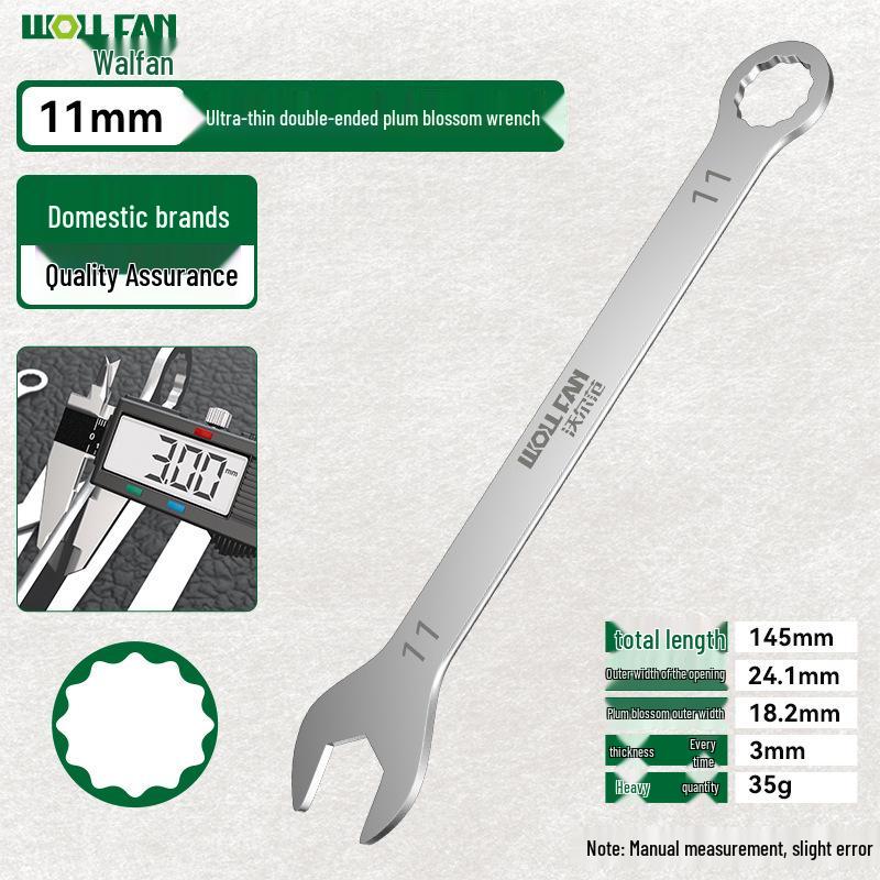 32mm Ultra-thin Double-headed Open-ended Wrench