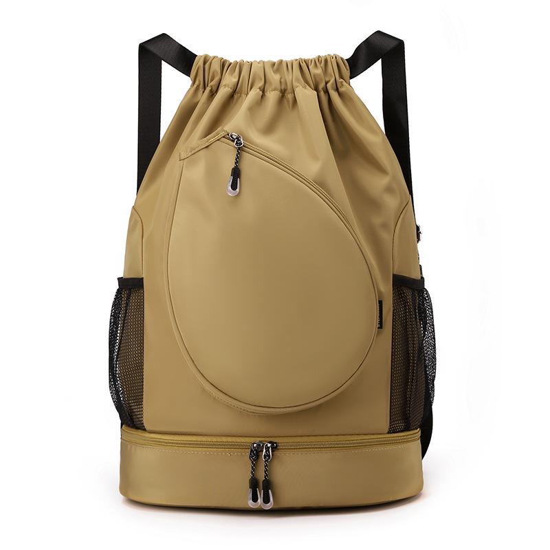 Sport-Kordelzug-Badminton-Rucksack mit großer Kapazität und wasserabweisend