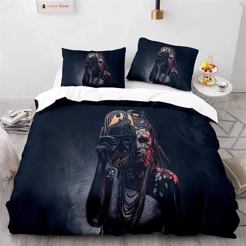 Horror-Thema King Bettbezug Zombie-Hand Bettdeckenbezug Mikrofaser Gothic Gruselig Bettwäsche-Set Einzelbett Queen für Teenager Erwachsene Männer