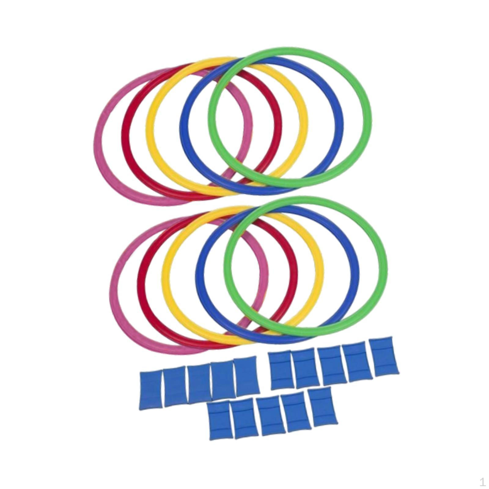 

10 штук Кольца для тренировки ловкости и работы ног, детские игрушки для дома, классики, детский сад, сенсорные 28cm