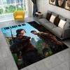 Horror Game TV The Last of Us Non-Slip Area Rug for Living Room,Bedroom,Playroom,Soft Carpet Floor Mat Home Decor Rug Kids Room