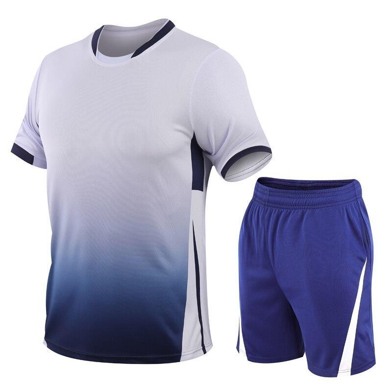 Set di tute da uomo Set da 2 pezzi da uomo Set di tute da fitness per abbigliamento casual estivo