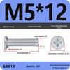 GB819 Zinc-Plated Carbon Steel Phillips Countersunk Screws: M2-M10