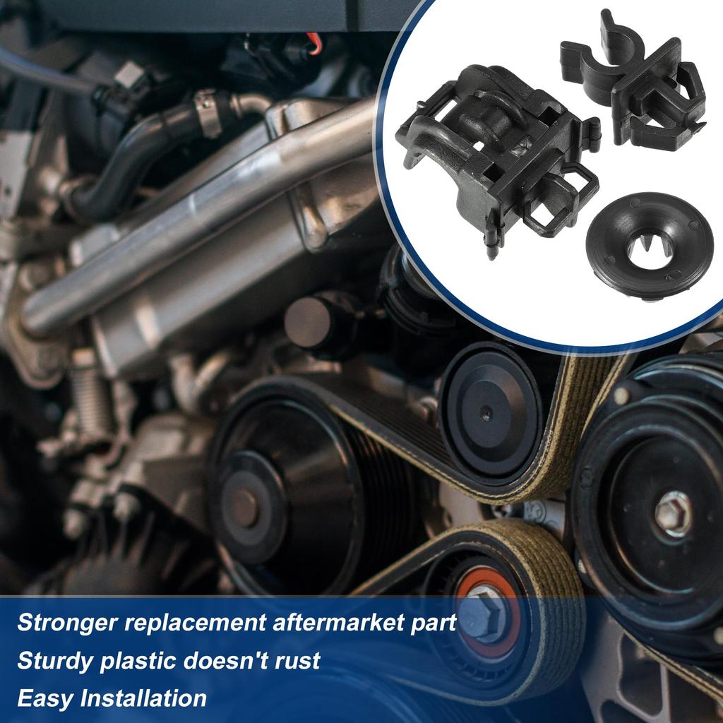 ACROPIX Hood Prop Rod Holder Hood Clip Fits Honda Odyssey 1995-2004 Honda Prelude 1992-2001 No.90601S84A01/90602S84A01-3 Pack