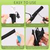 6m Cable Conduit 20mm Self-Closing Cable Duct Flexible Woven Cable Sheath Cable Management for TV Computer PC Cable Protection