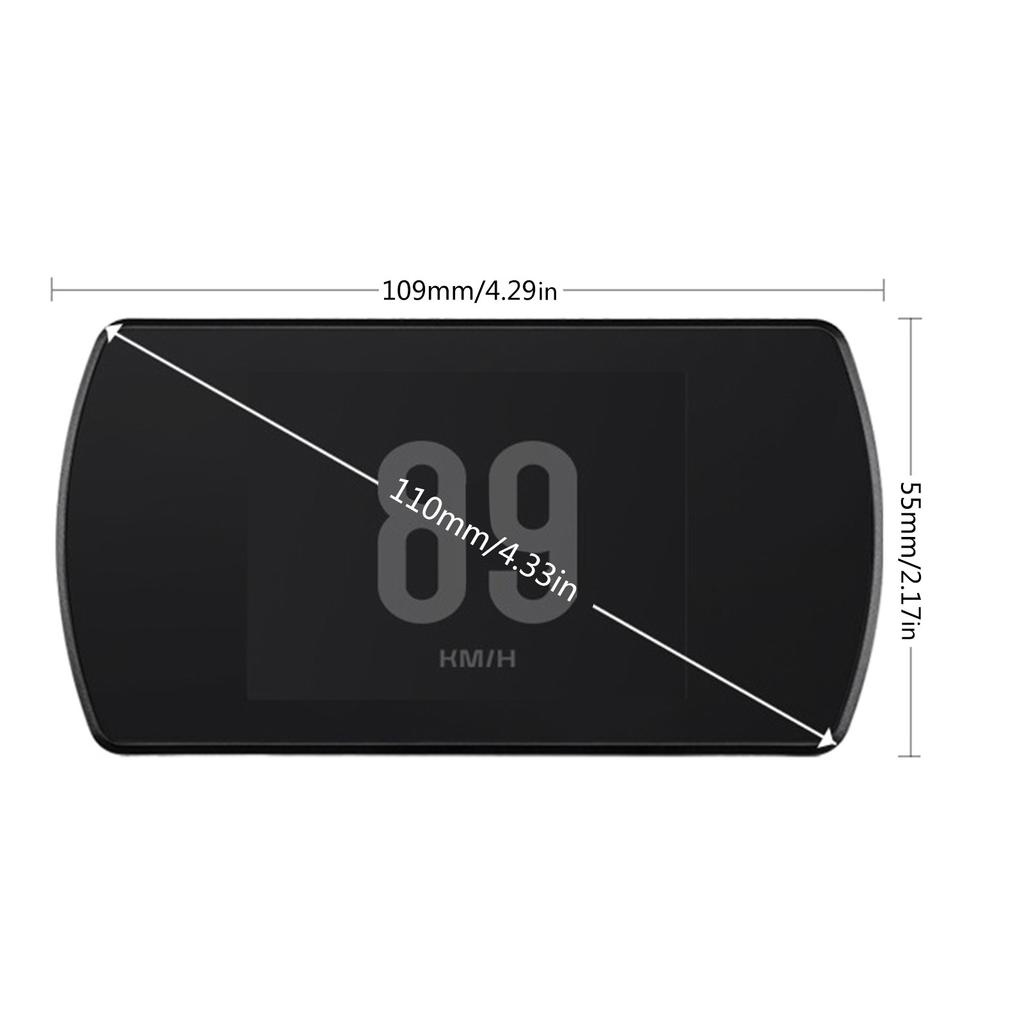 HighDefinition Car Head Up Display Overspeed Alarm Speedometer Speed Clock Digital Gauges Auto Fatigue Driving Reminder