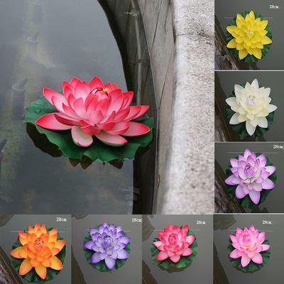 Velký lotosový květ Lilly Pond Pool Realistické akvárium