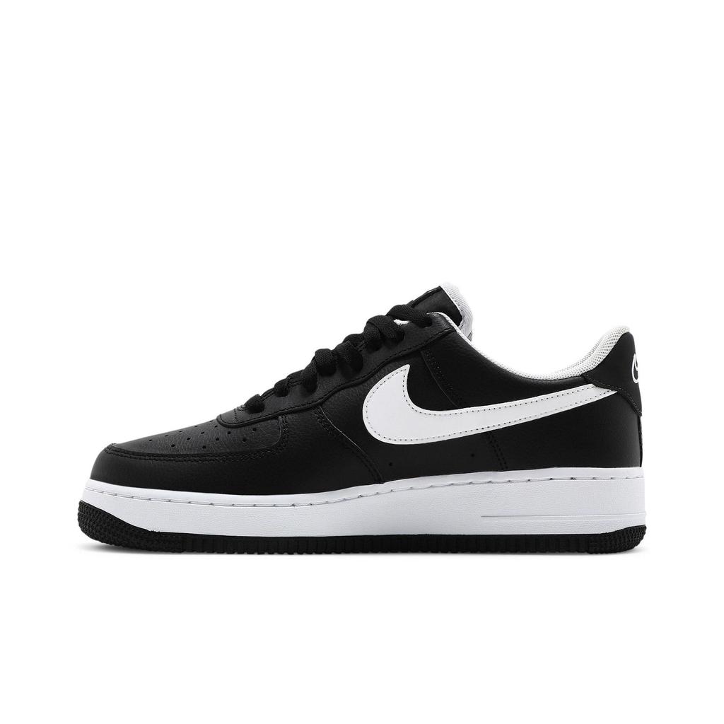 Nike Air Force 1 '07 LV8 'Double Swoosh - Black White' (Unisex) Black / White Skateboard Shoes CT2300 001
