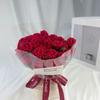 Rose Bouquet Hand-Knitted Crochet Flower Blanket - Perfect Gift for Girlfriend