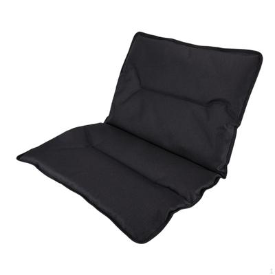 Silla de Piso Plegable para Playa con Respaldo, Cojín Acolchado Multiusos Bajo
