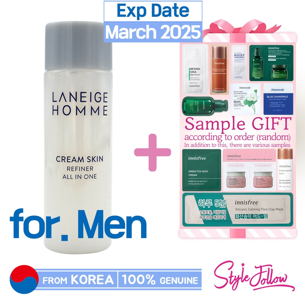 

[LANEIGE] Крем для очищения кожи Homme «Все в одном», 25 мл (Образец) для. люди