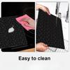 Silicone Induction Cooktop Mat Heat Insulating Stove Top Protector Dining Table Anti Slip Pad Place Mat Kitchen Accessories