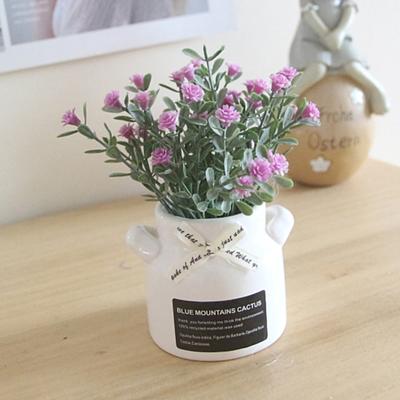 1Pc Potted Artificial Flower Babysbreath Bonsai DIY Garden Wedding Party Decor