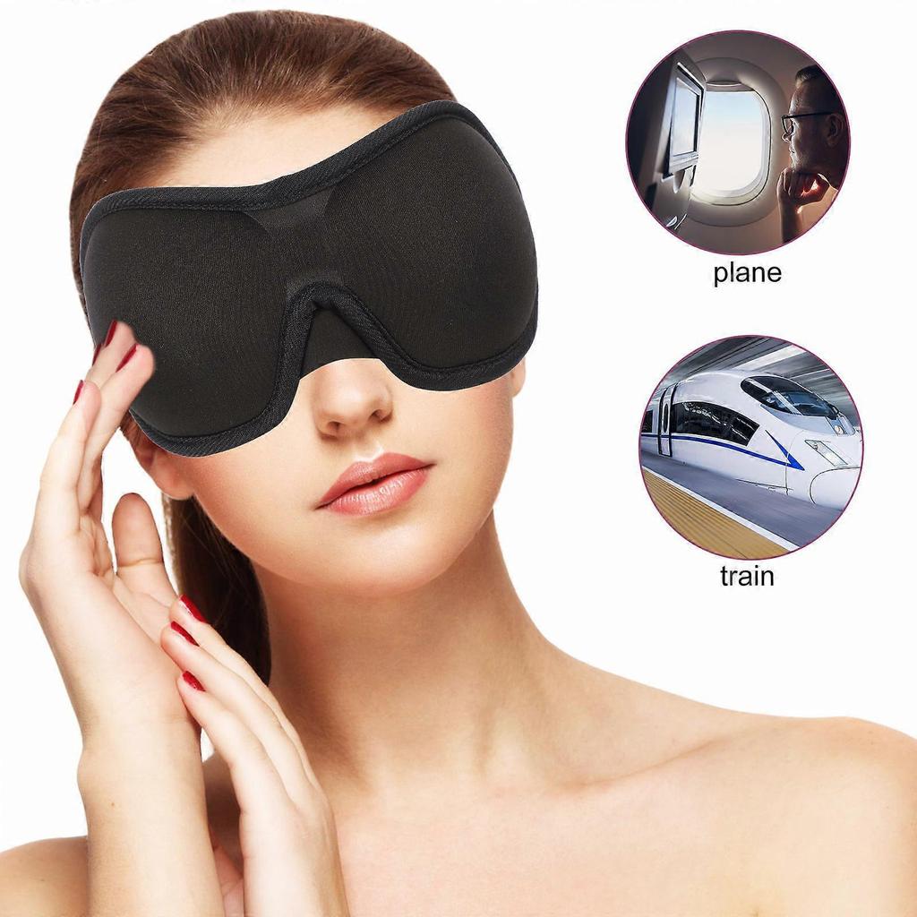Simple Eyeshade 8Pcs for Sleeping with 3D Design and Comfort