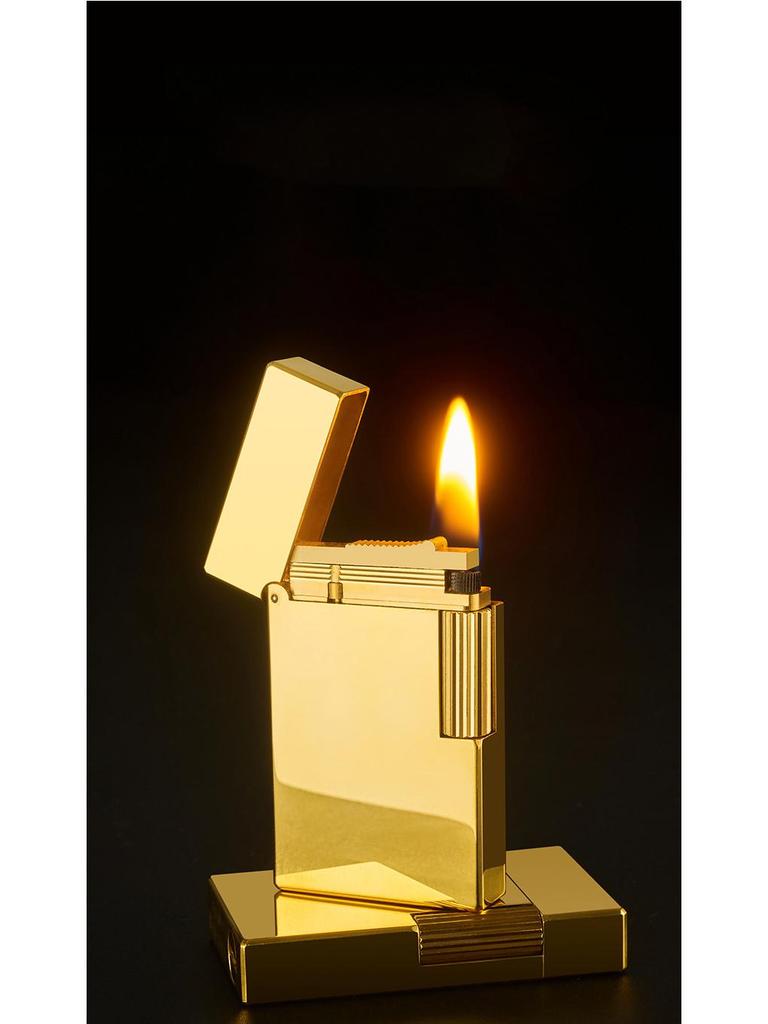 **New Good Luck Retro Flint Lighter**: Creative Side-Slip Ignition with Old-Fashioned Charm