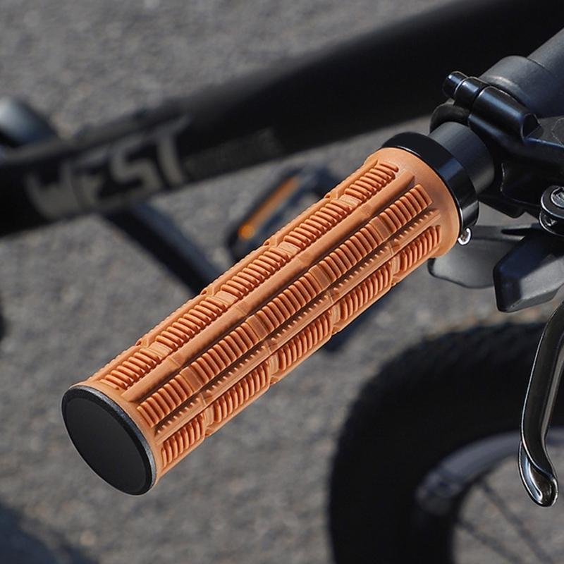 1pair Durability Mountain Bike Grip Ergonomic Comfortable Handlebars Grip for City Commuting
