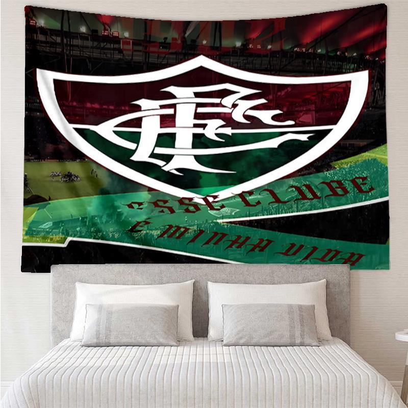 1PC Flumi-nense Crest Wings Printed Tapestry Room Decoration Wall Hanging for Living Room Bedroom, dormitory, Birthday and Christmas gifts