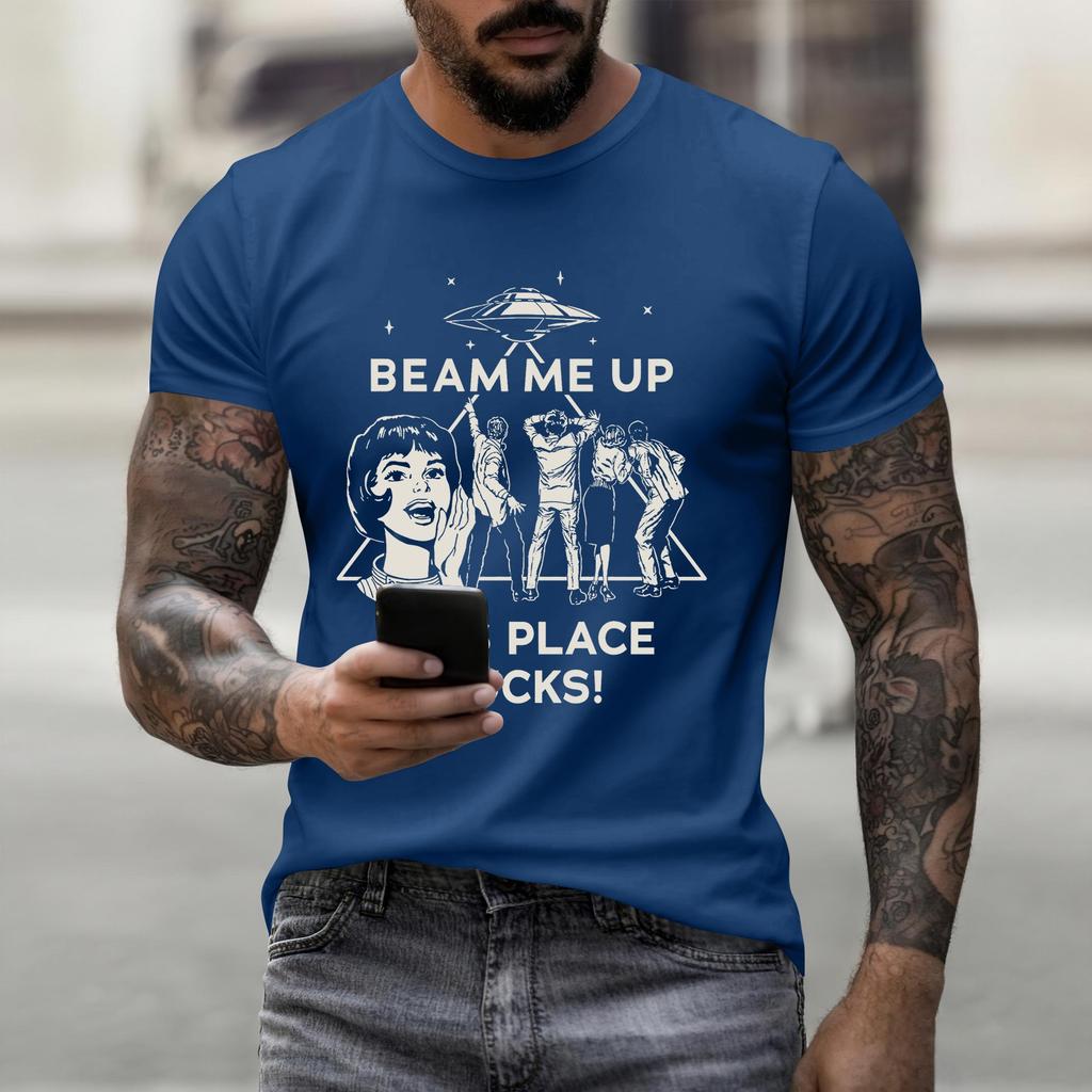 Mode Rundhals Raglan Kurzarm Arbeitskleidung Bedruckte Oberteile Damen Sommeroberteile